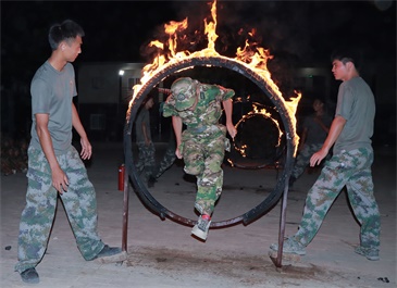 軍事夏令營-穿越火線訓練